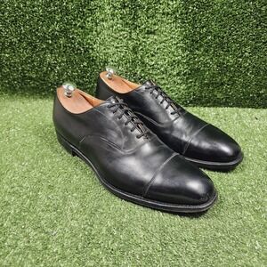 Church's Consul Custom Grade Black Leather Cap Toe Oxford Dress Shoes Mens 12.5